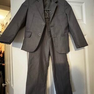Boys size 4 grey suit